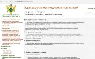 Как некоммерческим организациям сдать  отчет в Минюст РФ в электронном виде