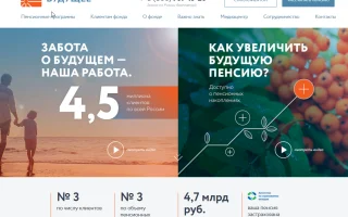 Добро пожаловать на официальный сайт негосударственного пенсионного фонда НПФ «БУДУЩЕЕ»! — 2026.