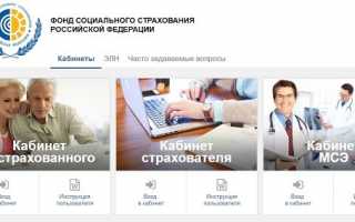 Вход в личный кабинет ФСС для страхователя и застрахованного на официальном  сайте cabinets.fss.ru