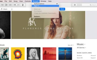 Itunes вход в учетную запись онлайн. Регистрируем компьютер в iTunes — 2026.