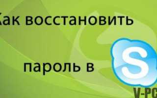 Как войти в скайп если забыл пароль? Инструкция по восстановлению пароля