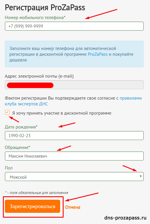 DNS сеть супермаркетов цифровой и бытовой техники. Единая авторизация сайтов компании. — 2026.