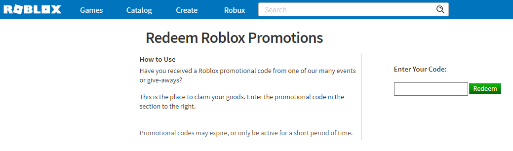 Roblox Promo Codes May New Promo Code Gives You Free Robux